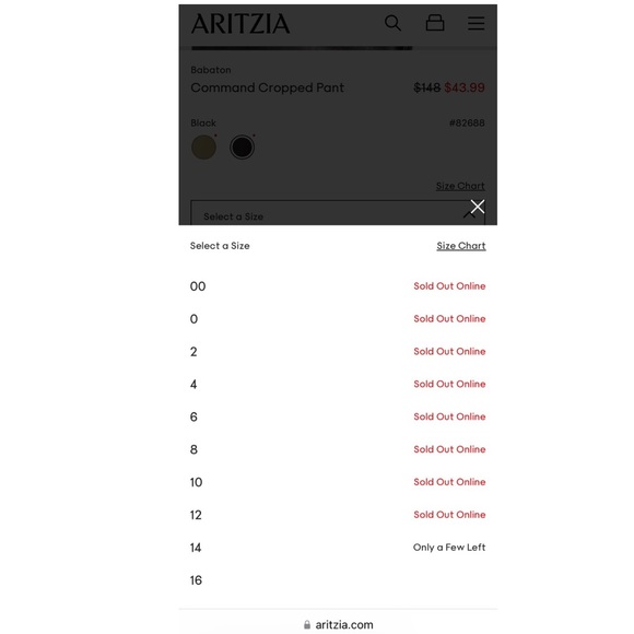 Aritzia Babaton Command Cropped Vegan Leather Trouser Pants Size 4, Spring 2022 - Picture 15 of 16